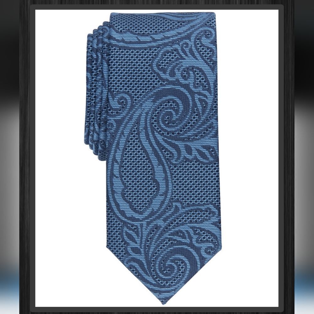 Alfani Slim Ballou Paisley Tie
